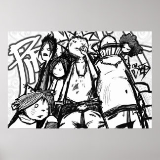 Graffiti Piromania Poster