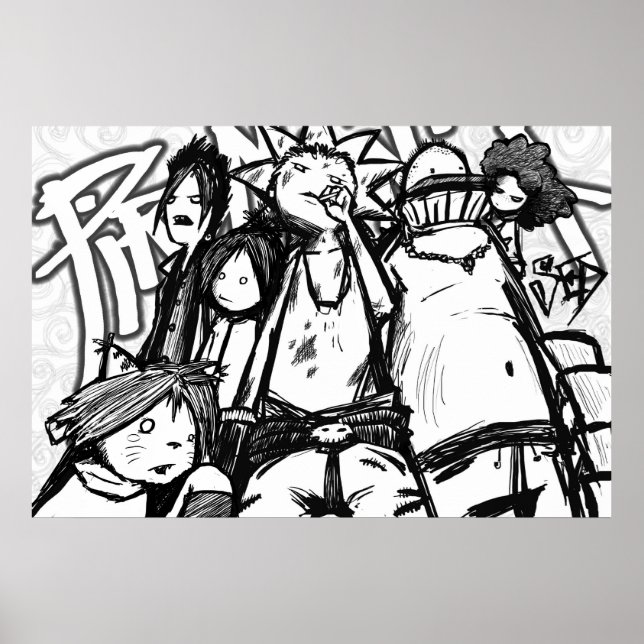 Graffiti Piromania Poster (Framsidan)