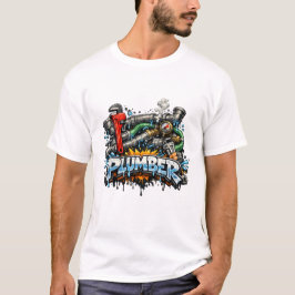 Graffiti Plumber Tools Street Art Design T Shirt