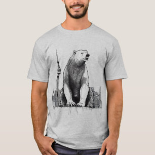 Graffiti Polar Bear T Shirt