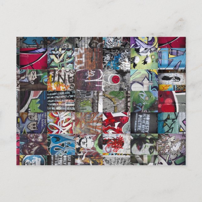 Graffiti Postcard Vykort (Framsida)