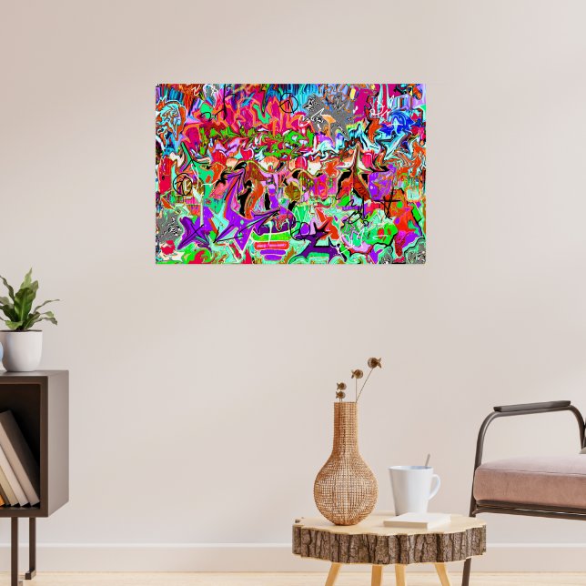 Graffiti Poster (Vardagsrum 3)