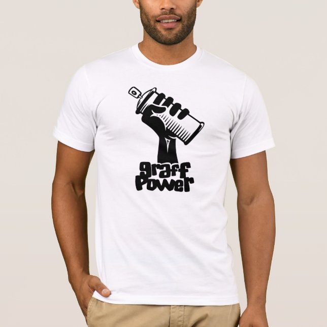 Graffiti power tee shirt (Framsida)