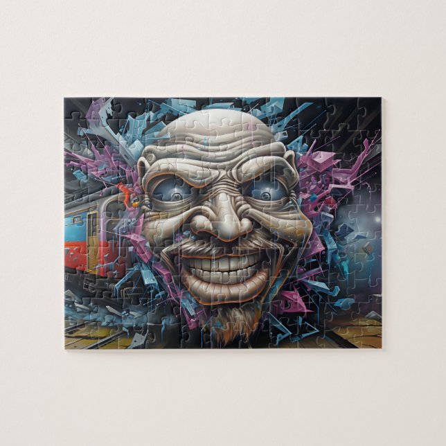 Graffiti Puzzle Pussel (Horisontell)