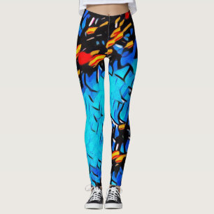 Graffiti Rave Kärlek Leggings