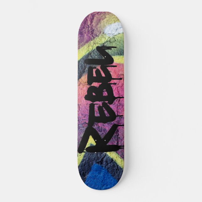 Graffiti Rebel Skateboard (Framsida)