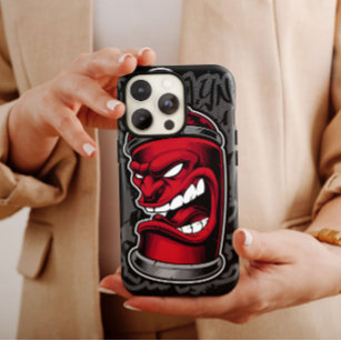 Graffiti Red Spray Can Fodral   iPhone 14 Fodral-M