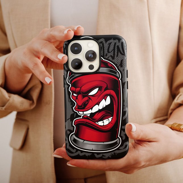 Graffiti Red Spray Can Fodral | iPhone 14 Fodral-M (Skapare uppladdad)