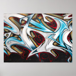 Graffiti Ro Urban Street Art Poster