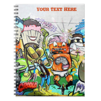 Graffiti Roligt Anteckningsbok