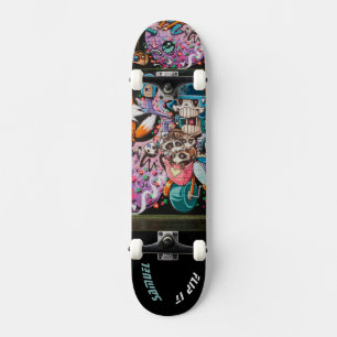 Graffiti Roligt Skateboard