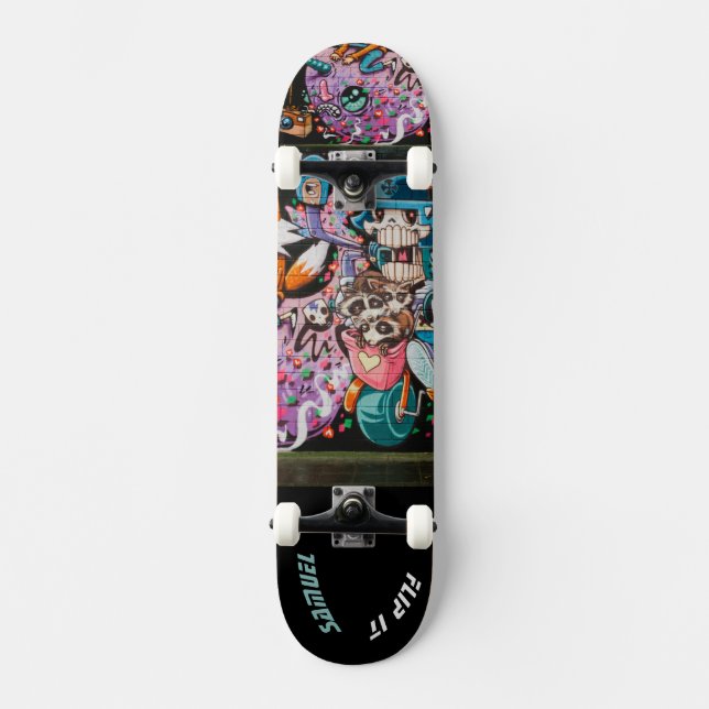 Graffiti Roligt Skateboard (Framsida)