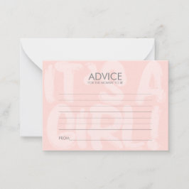 Graffiti Rosa Baby Shower Adapter för Mamma Rådkort