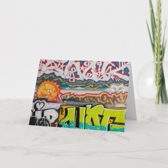 Graffiti-samling #6-kort kort (Framsida)