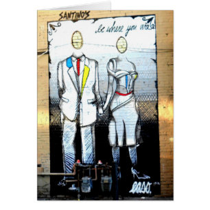Graffiti Santino's Hälsningskort