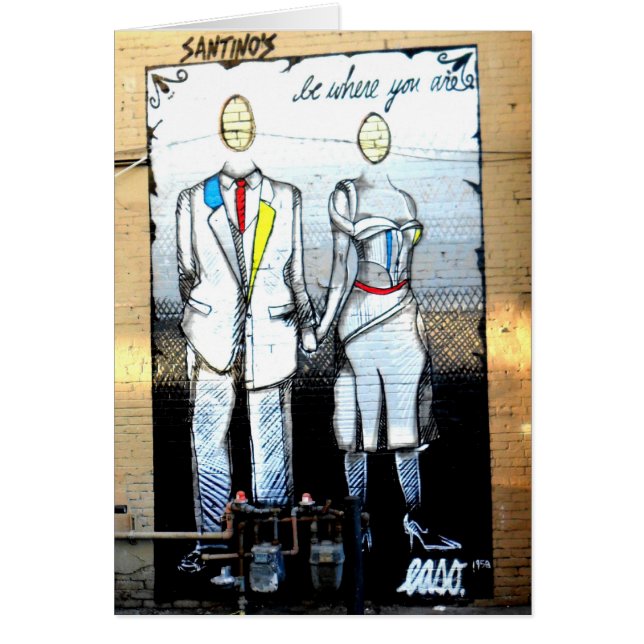 Graffiti Santino's Hälsningskort (Framsidan)