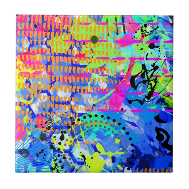 Graffiti Sea 2 Kakelplatta (Framsidan)