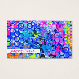 Graffiti Sea Abstrakt Personlig Visitkort