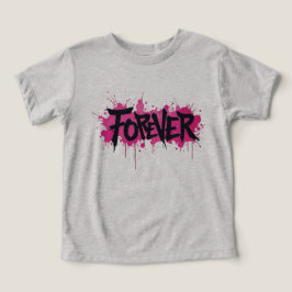 Graffiti Shock rosa ’FOREVER’ T Shirt