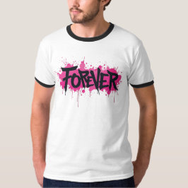 Graffiti Shock rosa ’FOREVER’ T Shirt