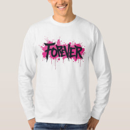 Graffiti Shock rosa ’FOREVER’ T Shirt