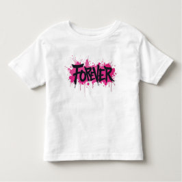 Graffiti Shock rosa ’FOREVER’ T Shirt