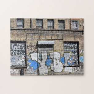 Graffiti Shoreditch Hackney London Förenade kungar Pussel
