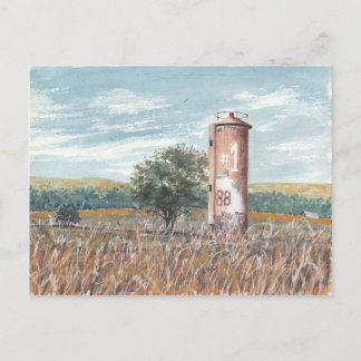 Graffiti Silo Vykort