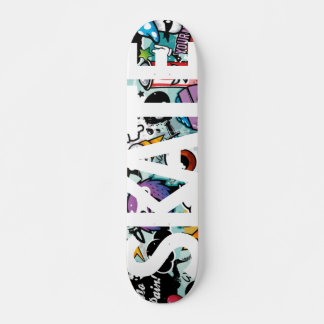 Graffiti SKATE Design Mini Skateboard Bräda 18,5 Cm