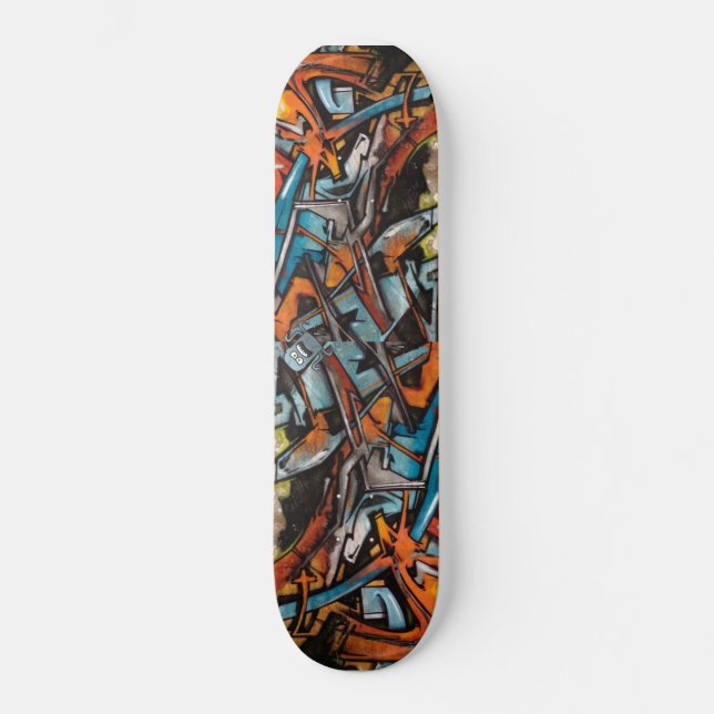 Graffiti skate mini skateboard bräda 18,7 cm (Framsida)