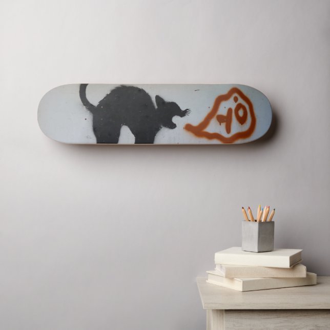 Graffiti skateboard cat. bräda 20,5 cm (Väggkonst (Horz))