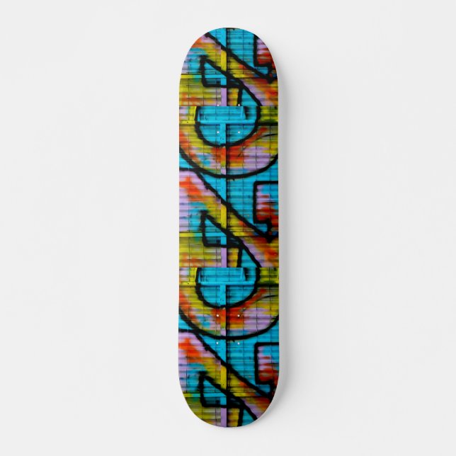 Graffiti skateboard. skateboard bräda 19,5 cm (Framsida)
