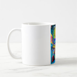 Graffiti Skull City Kaffemugg