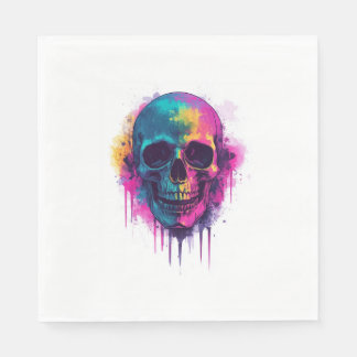 Graffiti Skull Rebel Pappersservett