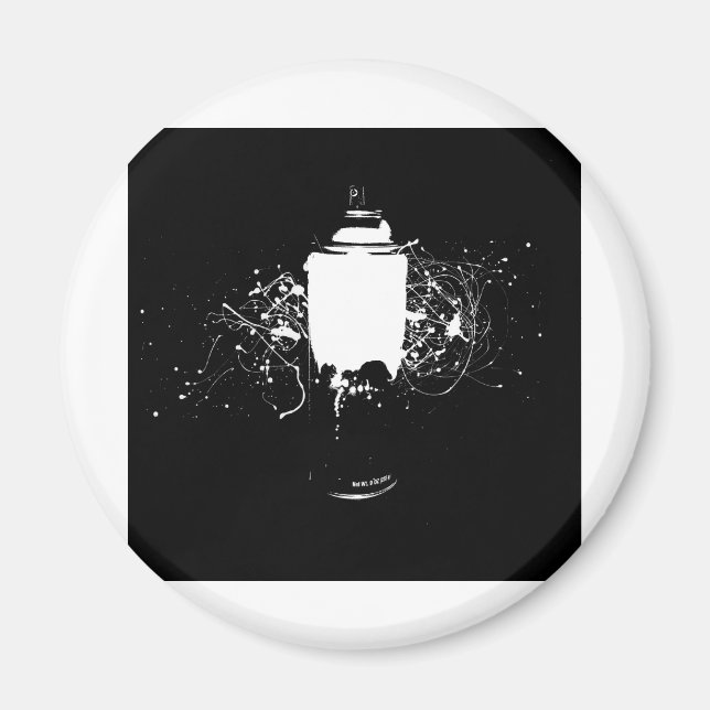 Graffiti Spray Can Magnet (Framsidan)