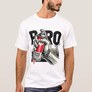 Graffiti Spray Paint Street Art Urban Design T Shirt
