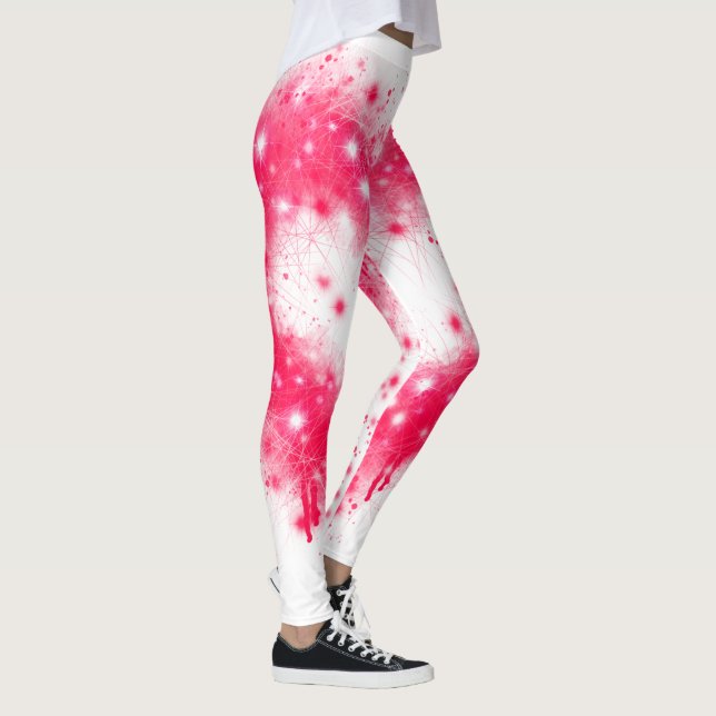 Graffiti sprejar rosa leggings (Höger)
