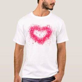 Graffiti sprejar rosa t shirt
