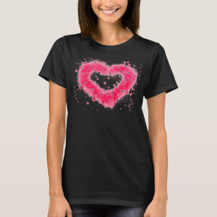 Graffiti sprejar rosa t shirt