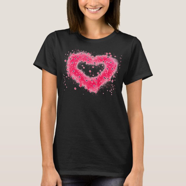 Graffiti sprejar rosa t shirt (Framsida)