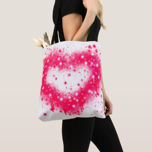Graffiti sprejar rosa tygkasse
