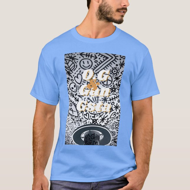 Graffiti ställ inc vänner t shirt (Framsida)