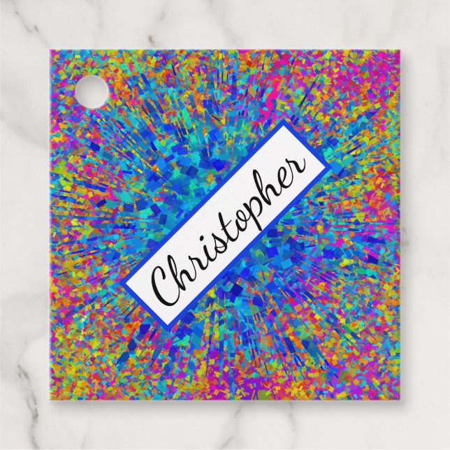 Graffiti stänk gåvor etiketter (Framsida)