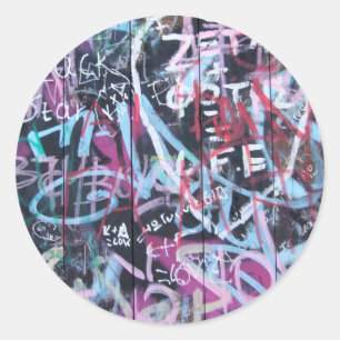 Graffiti Stickers Runt Klistermärke
