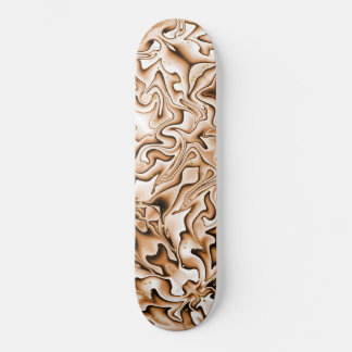 Graffiti Stil Abstrakt TostMarshmallow Färg Mini Skateboard Bräda 18,5 Cm