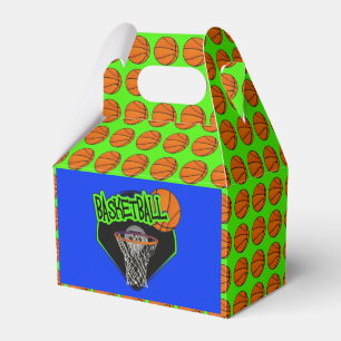 Graffiti Stil Basketball och Ring Presentaskar