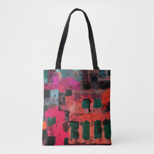 Graffiti Stil Colorful Abstrakt Art Tygkasse