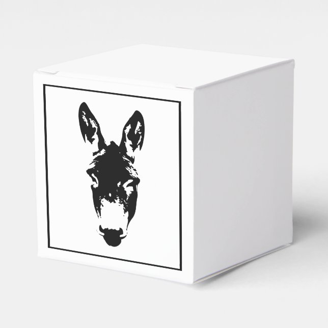 Graffiti Stil Donkey eller Mule Street Art Tecknin Presentaskar (Framsidan Sidan)