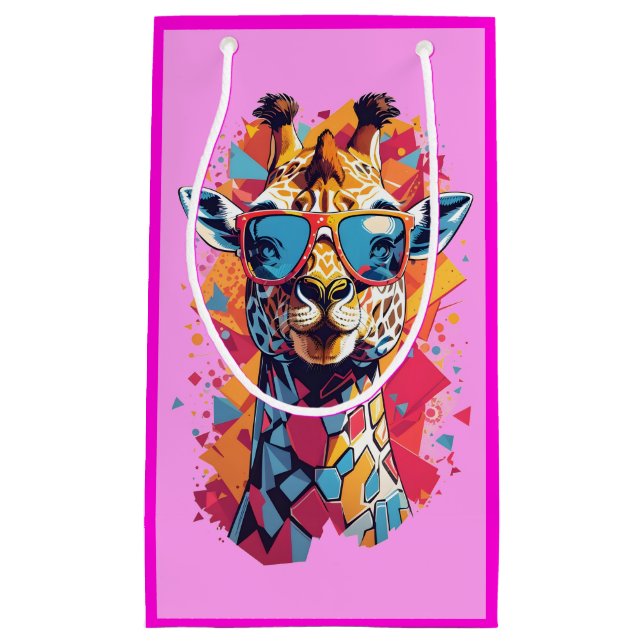 Graffiti Stil Giraffe Porträtt-58567 (Framsidan)
