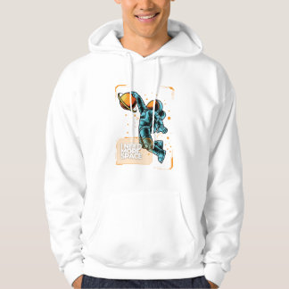 Graffiti Stil I behöver mer rymdbasket Hoodie